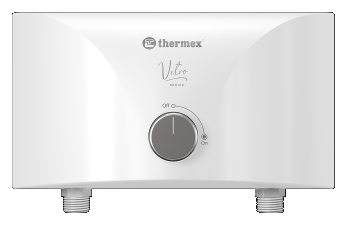 Водонагреватель проточный Thermex 3500 Vetro (комбинир)