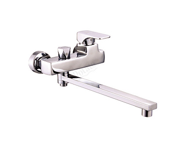 Смеситель для ванны POTATO одноруч (2245) силумин, d35, L30см