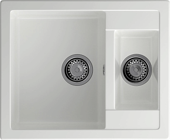 Мойка GRANFEST QUADRO 610*500, иней /GF-Q610K/