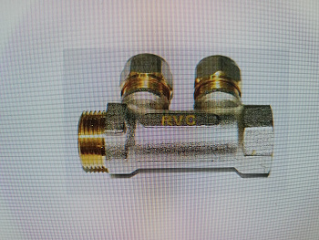 Коллектор  3/4"   2 цанги на 16 РАСПРОДАЖА