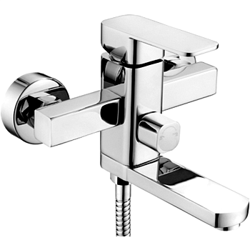 Смеситель для ванны LEDEME одноруч. (3233) латунь, d35, кор.нос