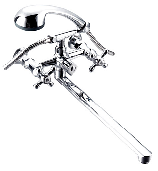 Смеситель для ванны ПСМ-159-К/89 2руч. крест кер. (с29671)