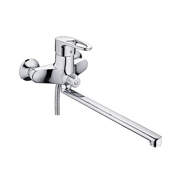 Смеситель для ванны POTATO одноруч (2221) силумин, d40, L40см.