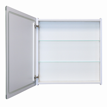 Зеркальный шкаф MIXLINE "Симпл" 700*700мм механич. выкл. светодиод. подсветка (ф558460)