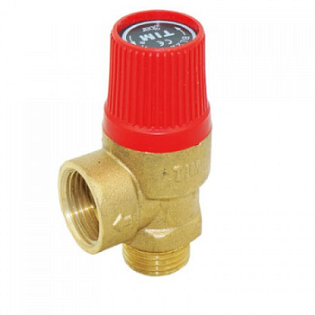 Клапан предохранит. 1/2"  3 бар. г/ш TIM