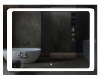 Зеркало MIXLINE "Фортуна" 800*600мм сенсорн. выкл. светодиод. подсветка (ф533694)