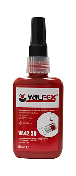 Герметик анаэробный 50мл. "VALFEX" красный жидкий