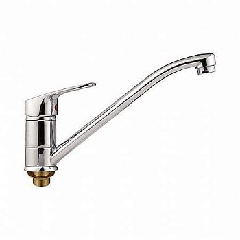 Смеситель для кухни LEDEME одноруч. (4916) латунь, гайка, d35  (РАСПРОДАЖА)