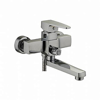 Смеситель для ванны LEDEME одноруч. (3130) латунь, d35, кор.нос