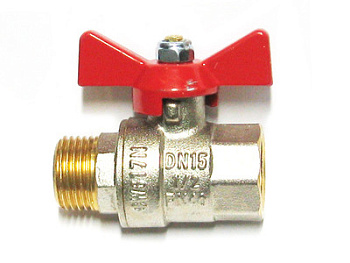 Кран шаровый     1/2" г/ш бабочка Valtec (VT.218.N.04)