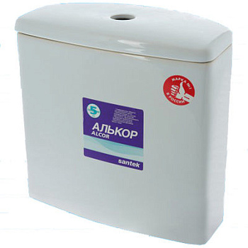 Бачок Santek "Алькор" без арматуры (17см)