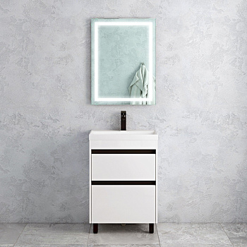 Тумба  600 Некст + умывальник Космо Slim 60