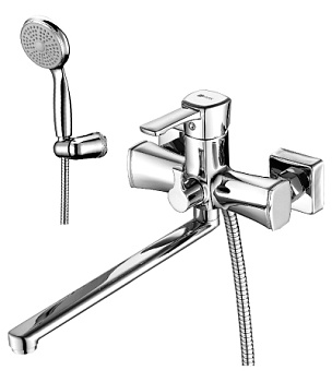 Смеситель для ванны LEMARK одноруч. (LM0551C) латунь, d35, L30см.