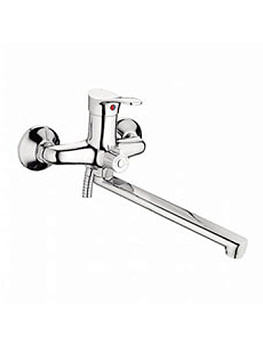 Смеситель для ванны LEDEME одноруч. (2214-В) силумин, d35