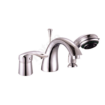 Смеситель для ванны  врезной POTATO (1103) тройка, силумин (н/н)