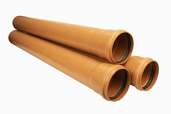 Труба Ду 110  0,5 м НАРУЖНЯЯ 3,2мм (Оранж.)