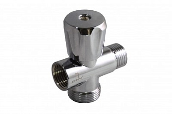 Кран 3-х проходной 1/2х3/4х1/2 г/ш/ш СТК вентиль (н/н)