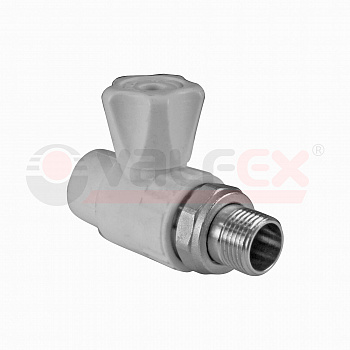 Кран шаровый ПП 25*1/2 радиаторный НР (VALFEX) (10)