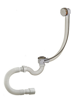 Обвязка для ванны полуавтомат нерж.чаша с гиб. трубой Орио (24089)  