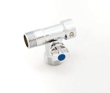 Кран 3-х проходной 1/2х3/4х1/2 г/ш/ш SANTREK Aqua BASE (с276802)