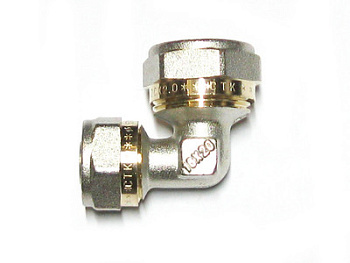 Угольник  2 цанги  20*26