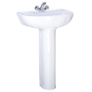 Умывальник +пьедестал Santeri "Лотос" (500*580) 1-отв.