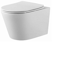 Унитаз подвесной Basardo "bs113" безободковый +сид. дюро., микролифт