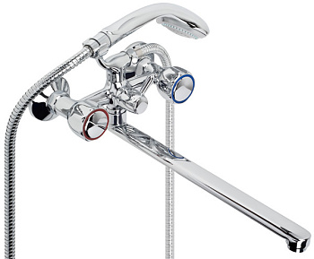 Смеситель для ванны ARGO 2руч. DORIA(212) кер., латунь