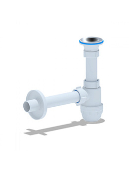 Сифон  1 1/4*32 пласт. выпуск с прямой трубой 32 АНИ (BM1003) 