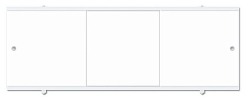 Экран для ванны 1.7 м. ПРЕМИУМ А (алюм.профиль) белый (ф001011)