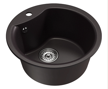 Мойка ML-GM 12 Комфорт 480, шоколад (345) (глуб.чаши 210)