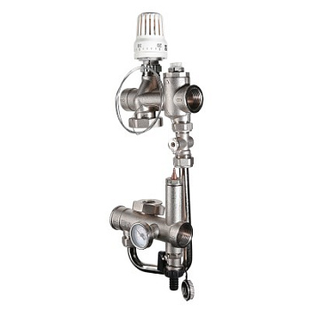 Насосно-смесит. узел, б/насоса,/130мм/ под теплый пол VT.VALMIX.0.130