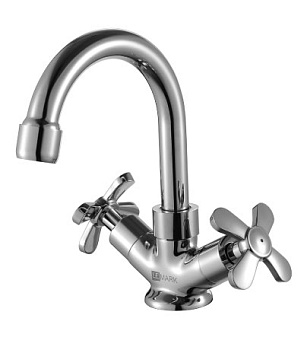 Смеситель для умывальника LEMARK 2руч. (LM6547C) латунь