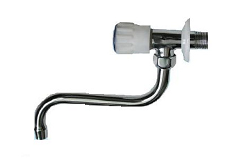 Кран настенный-моно Казань (КР212) нижн.излив, латунь