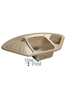 Мойка GRANFEST CORNER 1040*570 песочный /GF-C1040E/