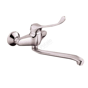 Смеситель настенный POTATO хирургич. (4605) силумин