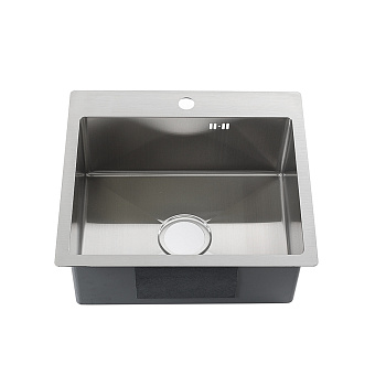 Мойка нерж врезная 550х450х200 т 3,0 САТИН H5545 (+сифон,фруктовница) MELANA AISI 304