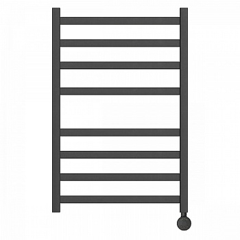 П/сушитель электрический 500*800 лестн. Point Меркурий PN83858B П8 диммер справа, черный