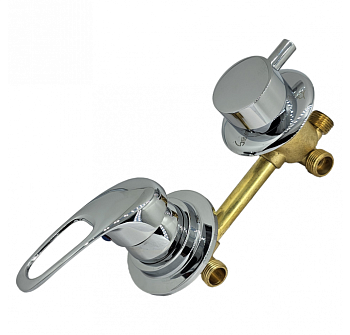 Смеситель для душевой кабины 2х- режимный 100 мм/ резьба