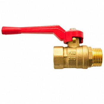 Кран шаровый     1/2" г/ш лат. (11Б27п1)