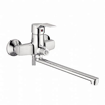 Смеситель для ванны LEDEME одноруч. (2263) латунь, d40, L30см.