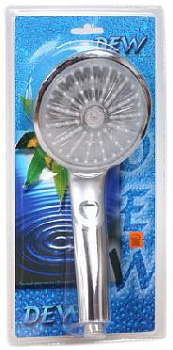 Лейка для душа ЮЛИЯ, светодиод. подсветка (3 цв.)  (н/н)