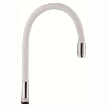 Гусак  для кухни гибкий силиконовый (L7504-3) белый