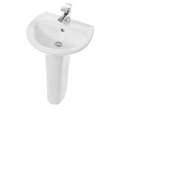 Умывальник +пьедестал Sanita "Аттика" (550*475) 1-отв. 