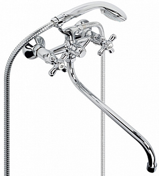 Смеситель для ванны ARGO 2руч. RETRO(202) кер. латунь