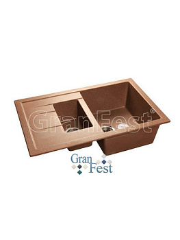 Мойка GRANFEST QUADRO 775*500, песок  /GF-Q775КL/
