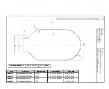 Мембрана для бака  12-18л EPDM Wester