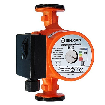 Насос циркуляц. 32-60 180мм с гайками Вихрь