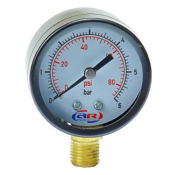 Манометр   1/4 аксиальный 10 Атм