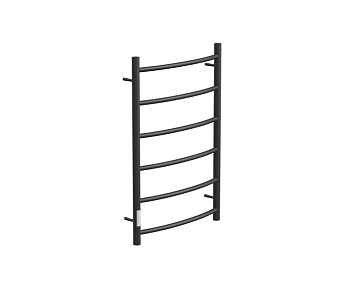 П/сушитель электрический 500*800 лестн. Point Афина PN04758B П6 диммер слева, черный